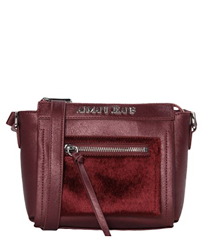 Armani Jeans9221046A728 - bolsa de medio lado Mujer, color Rojo, talla 17x7x23 cm (B x H x T)