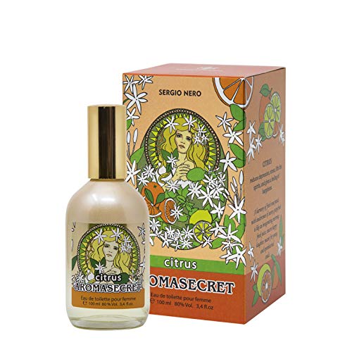 AROMASECRET Agua de tocador (Eau de toilette) para mujer, 100 ml – CONCEPTO Nuevo de Perfumería, La mejor idea de un regalo para Ella (CITRUS)