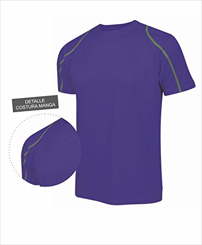 Asioka 375/16 Camiseta de Running, Unisex Adulto, Lila, XXL