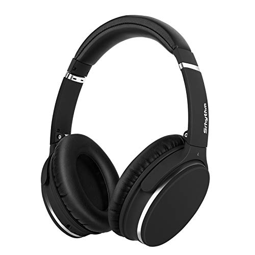 Auriculares de Diadema Estéreo Inalámbricos con Cancelación de Ruido.Srhythm NC25 Headhpones Ligeros Plegables con Hi-Fi, Micrófono Integrado,Compatibles con Todos los Dispositivos Bluetooth