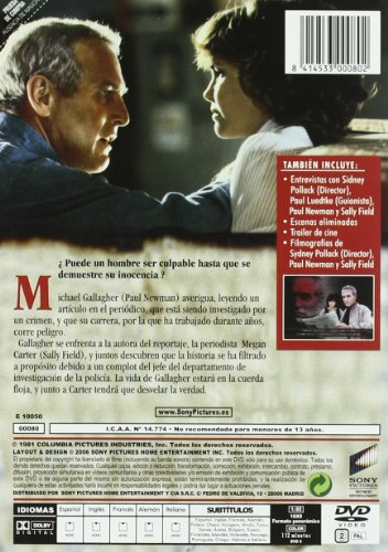 Ausencia de malicia [DVD]