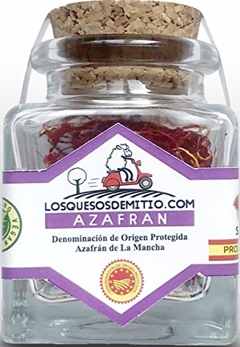 Azafrán de la Mancha (especia Denominación de Origen Protegida, 2g, España)