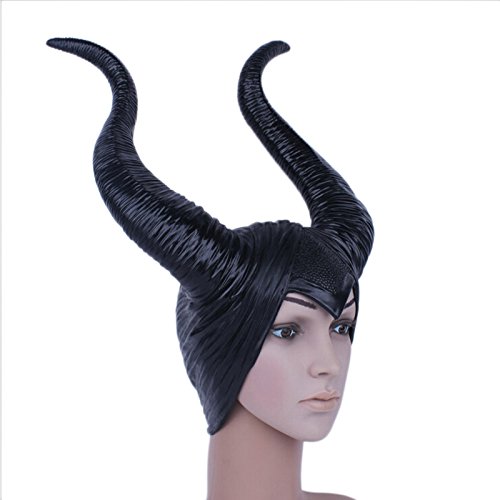 AZX Cuernos para Malefica,, Accesorios Mujeres Adultos Halloween,Disfraz para Carnaval