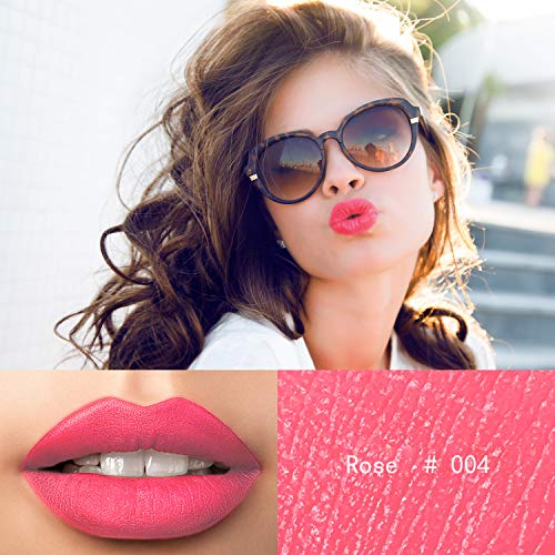 Barra De Labios Mate Permanente De Pintalabios Impermeable Natural Brillo De Labios 004 Rosa rosa claro