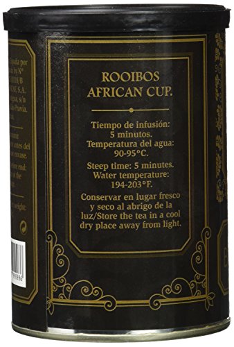 Barton Rooibos African Cup - Infusión de origen Sudafricano, 130 gr