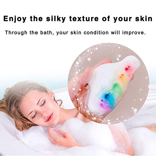 Bath Bombs - s De Baño/Arcoiris Bombas De Baño, Cuerpo Calmante, Efecto Hidratante Para Mujeres Niñas Madre