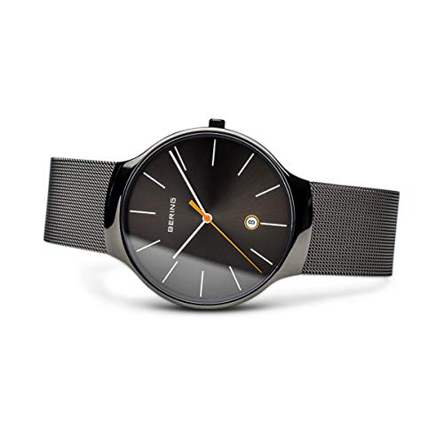 BERING Reloj Analógico para Unisex de Cuarzo con Correa en Acero Inoxidable 13338-077