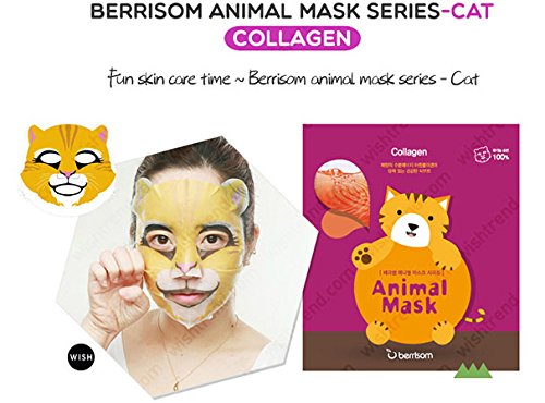 Berrisom, Gato Mascarilla facial hidratante y reafirmante - 1 unidad