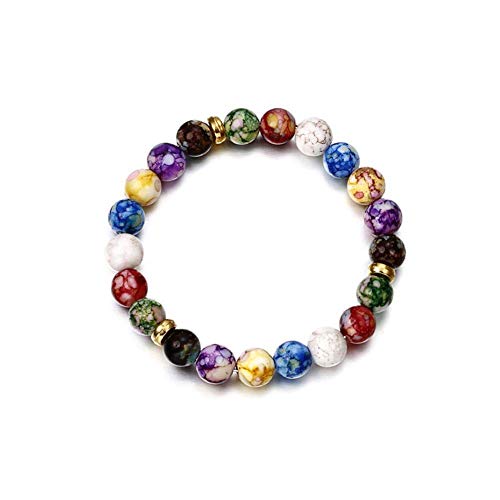 Betrothales Pulsera De Mujer Pulseras Pulsera De Mujer Conjunto De Pulsera Pulsera Regalo Colorido Ágata Natural Piedra Yoga Energía Hobby Pulsera Venta Inicio Uso Diario Producto