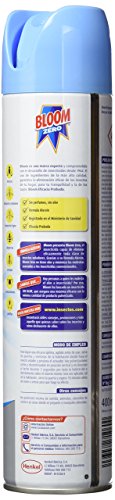 Bloom Zero Aerosol contra moscas y mosquitos 400ml, pack de 4