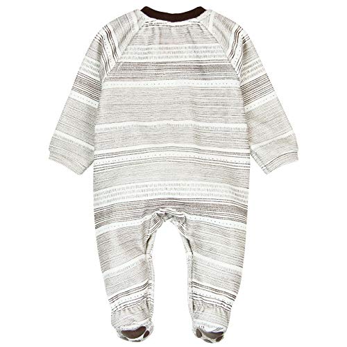 boboli Velour Play Suit For Baby Pelele, Multicolor (Rayas 9841), 68 (Tamaño del Fabricante:6M) Unisex bebé