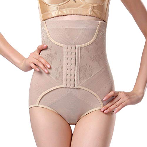 BOLAWOO-77 Caliente Fortalecer Cintura Entrenador Control Ropa Interior Adelgazante Butt Mode De Marca Lifter Briefs Viga Cuerpo Recibido Bultos Calidad Calzoncillos (Color : Beige, Size : XL)