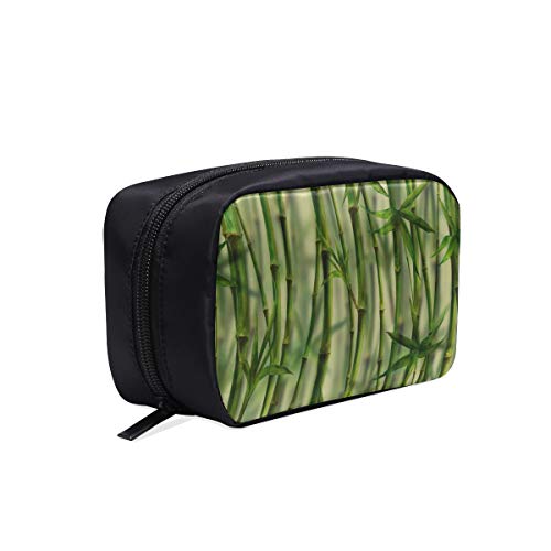 Bolsa de cosméticos Bamboo Forest Green Leaves Mens Travel Toiletry Bag 1 Bolsa de maquillaje Bolsa de moda Bolsas de cosméticos Estuche multifunción Bolsas de cosméticos para mujeres