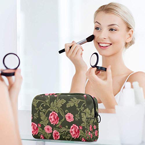 Bolsa de cosméticos próspera cártamo adorable espacioso maquillaje bolsas viaje neceser accesorios organizador