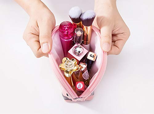 Bolsas de Aseo, RUISIKIOU 3 Sets Bolsa de Viaje de PVC Artículos de Aseo Kit de Maquillaje cosmético Cartera Transparente pequeña para Mujer