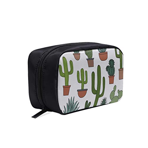 Bolsas de cosméticos para niñas Cactus Plantas verdes Belleza colgando Bolsa de aseo Bolsas de mujer para hombres Moda Bolsa de cremallera cosmética Bolsas de cosméticos Estuche multifunción Bolsa d