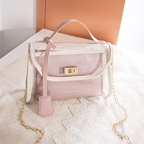 Bolso Bolso Transparente Playa Cristal Plástico Bolsa De Mensajero para Madre Y Bebé Bolso De Mano para Mujer Bolso De Mano Bolso De Mano para Mujer S