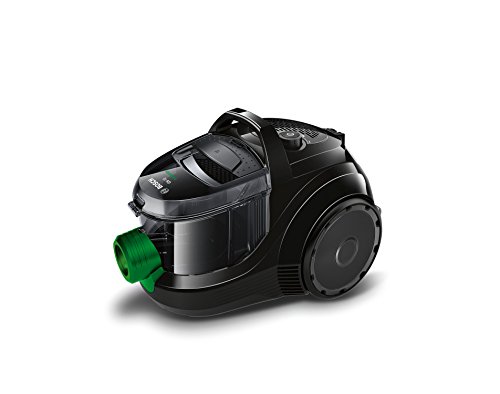 Bosch BGS1UECO2 GS10 ProEnergy Aspirador sin bolsa, ultracompacto, 550 W, 1.4 litros, negro y verde