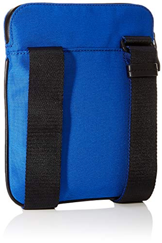 BOSS - Pixel_s Zip Env Bw, Shoppers y bolsos de hombro Hombre, Azul (Medium Blue), 1x23.5x19.5 cm (B x H T)