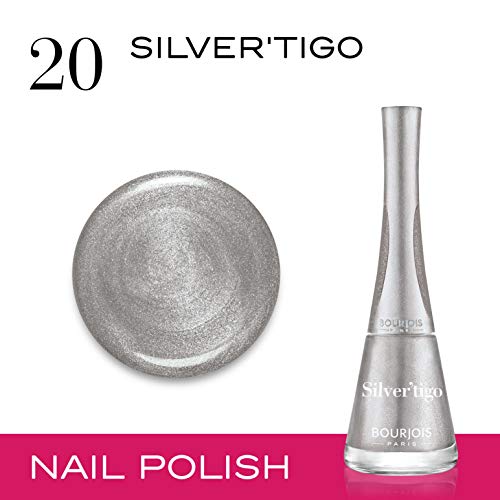 Bourjois 1 Seconde Esmalte de Uñas Tono 20 Silver'tigo - 45 gr