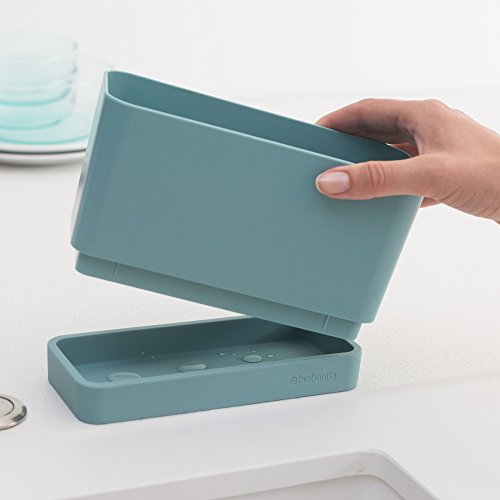 Brabantia Organizador de Fregadero, Verde Menta, 8,5 x 19 x 11.5 cm