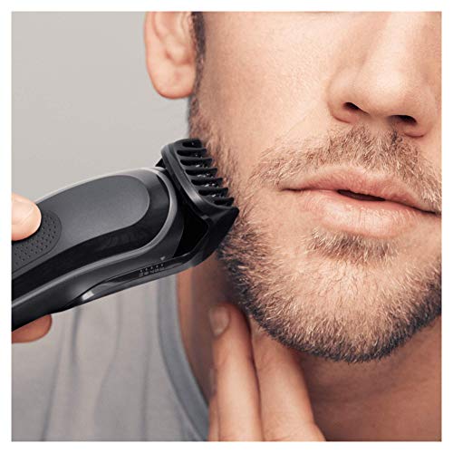 Braun MGK3060 Corta Barbas Hombre 8En1 Recortadora Barba y Cortapelos para Nariz y Orejas, Pequeños Detalles, Cuchillas de Larga Duración, Maquinilla Gillette Fusion5 ProGlide con Tecnología FlexBall