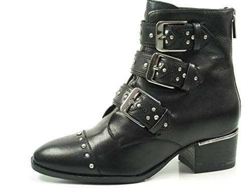 Bronx Brunex 46979-A-187 Ankle Botines para Mujer, Talla:37 EU, Color:Negro