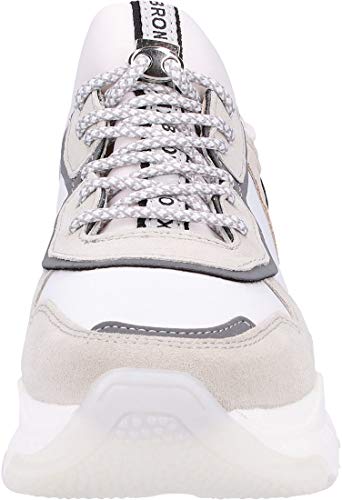 Bronx Mujer Blanco Baisley Zapatillas-UK 4