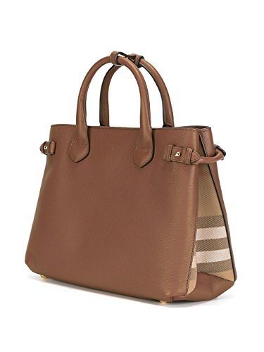 BURBERRY Mujer 402369521600 Marrón Cuero bolso, color Marrón, talla Marke Größe UNI