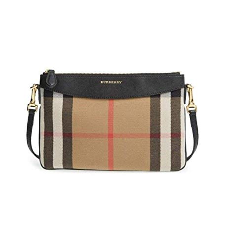 Burberry mujer Peyton Vintage House Check negro bandolera