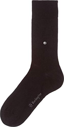 Burlington Everyday Uni Baumwolle Einfarbig 2 Paar Calcetines, Negro (Black 3000), 7-10 (Talla del fabricante: 40-46) (Pack de 2) para Hombre