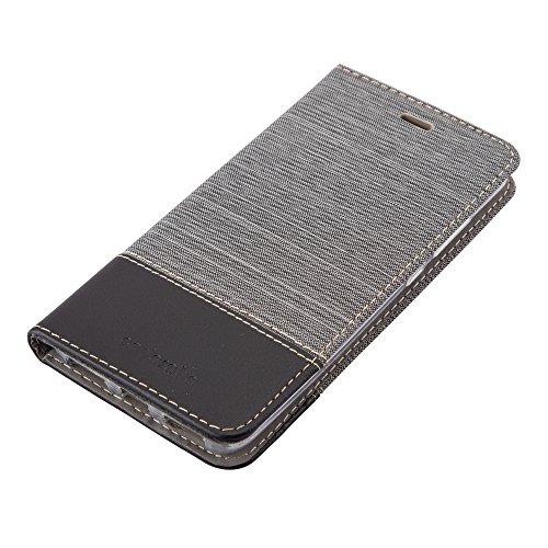 Cadorabo Funda Libro para Xiaomi RedMi Note 4 en Gris Negro - Cubierta Proteccíon con Cierre Magnético, Tarjetero y Función de Suporte - Etui Case Cover Carcasa