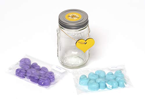 Caja de regalo Love Daisy May x Hearts & Scents Mindfulness (Mauve and Green Wax Melts)