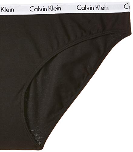 Calvin Klein Bikini 3pk Braguita, Negro (Black 001), XL (Pack de 3) para Mujer