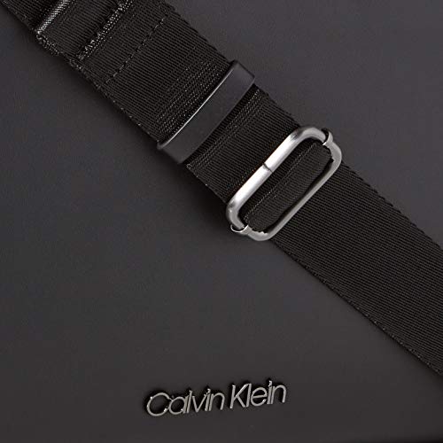 Calvin Klein CK Central Laptop Bag, Maletines para Hombre, Negro, OS