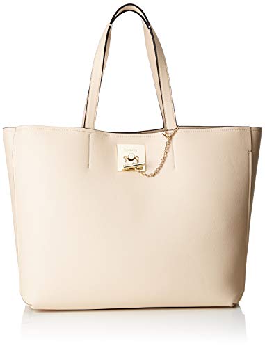 Calvin Klein - Ck Lock Shopper, Bolsos totes Mujer, Gris (Light Sand), 16x31x36 cm (B x H T)