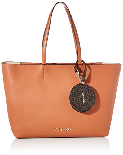 Calvin Klein - Ck Must Shopper Md, Bolsos totes Mujer, Marrón (Cuoio), 1x1x1 cm (W x H L)