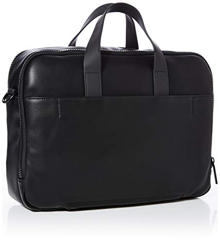 Calvin Klein CK UP 2G LAPTOP BAGHombreShoppers y bolsos de hombroNegro (Black) 10x38x37 centimeters (B x H x T)