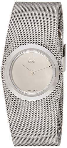 Calvin Klein Reloj Analógico para Mujer de Cuarzo con Correa en Acero Inoxidable K3T23128