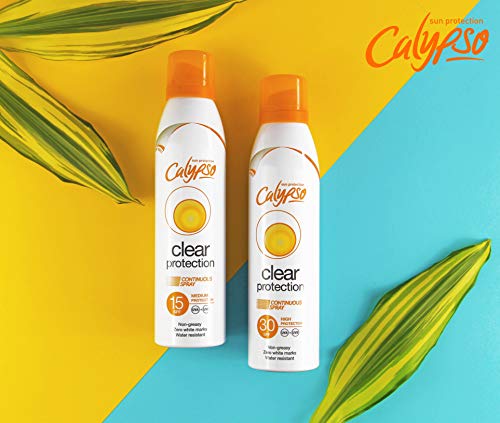 Calypso Clear Protection, Spray de Protección Solar, FPS 15 - 175 ml