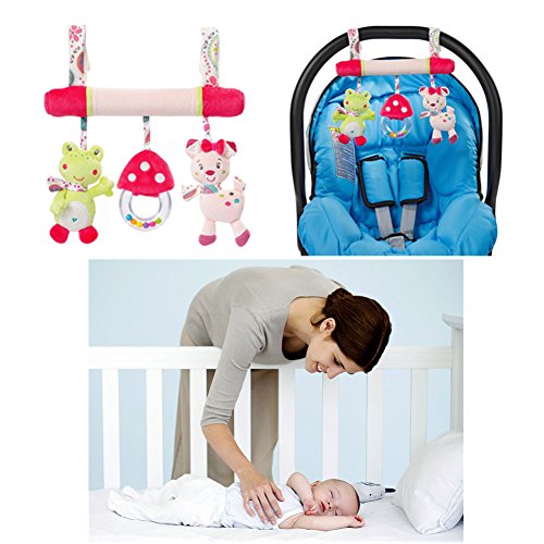 Cama de música para bebé Colgantes y Cunas Decoraciones de Buggy con,Morbuy juguete de bebé,0 ~ 24 meses (Rana / gato)