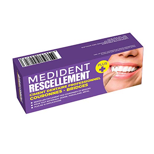 CEMENTO DENTAL MEDIDENT PLUS © PARA VOLVER A SELLAR CORONAS Y PUENTES -Adherencia reforzada