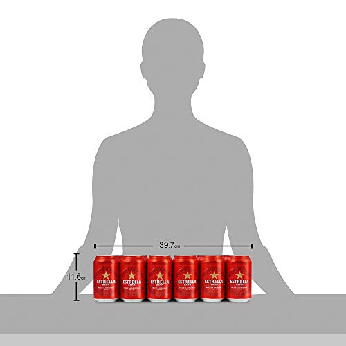 Cerveza Estrella Damm Pack de 24 Latas 33cl