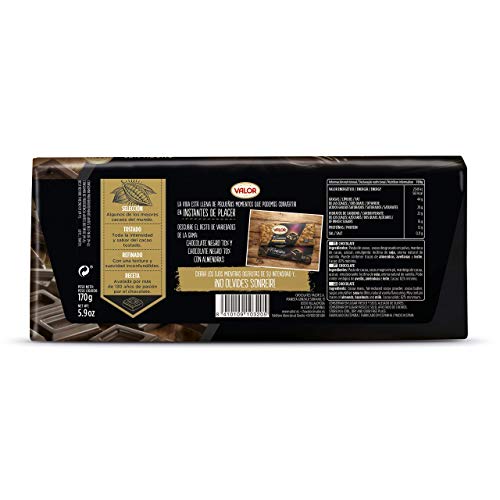 Chocolates Valor - Chocolate 82% Cacao, 170 gr