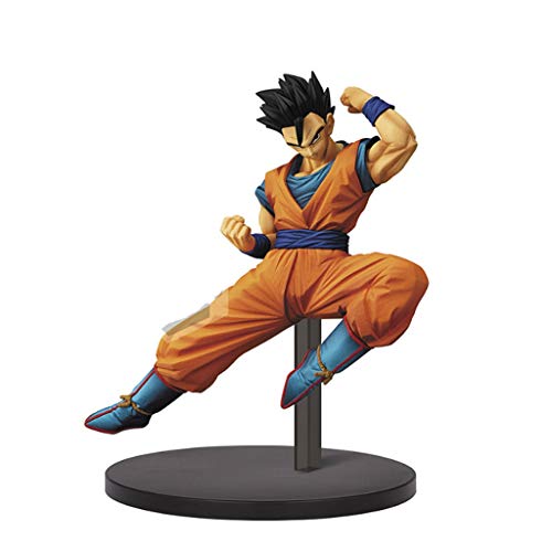 CJH Adornos for el cabello negro Gohan Juvenil Figura Dragon Ball Super Modelo hecho a mano de dibujos animados populares de juguete de regalo de Ordenadores de bolas dragón fresco muñeca del estilo d