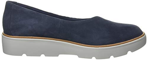 Clarks Un Balsa Go, Mocasines para Mujer, Azul (Navy Navy), 40 EU