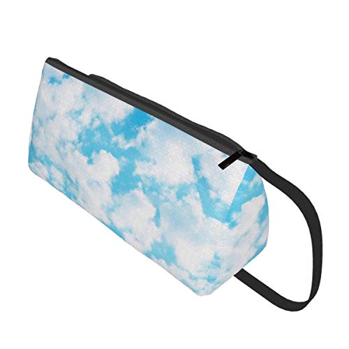 Clouds BCN Bolsa de almacenamiento de lona de gran capacidad para lápices, estuche de papelería simple para estudiantes, adolescentes, adultos, oficina, mujeres