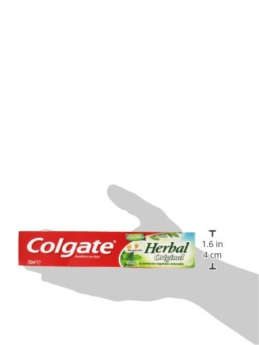 Colgate Herbal Original, Pasta de Dientes para Dientes y Encías- Pack 2 ud x75 ml