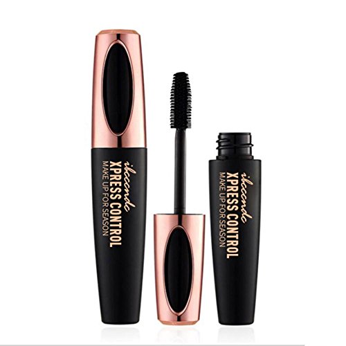 Colina 4D Real Silk Mascara Black Rimel, Rimel grueso, Rimel de goma, resistente al agua y duradero, grueso sin grumos, sin manchas, sin escamas, fácil de limpiar