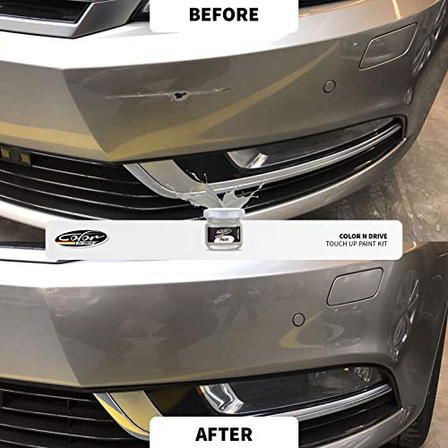 Color N Drive for Mercedes Automotive Touch Up Paint | 7787/787 - Mountain Grey Met | Paint Scratch Repair, Exact Match Guarantee - Plus